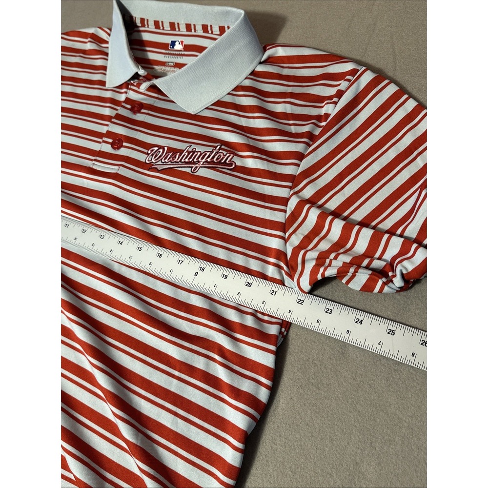 Washington Nationals Genuine Merch Men's Large Button Up Polo - Picture 2 of 8
